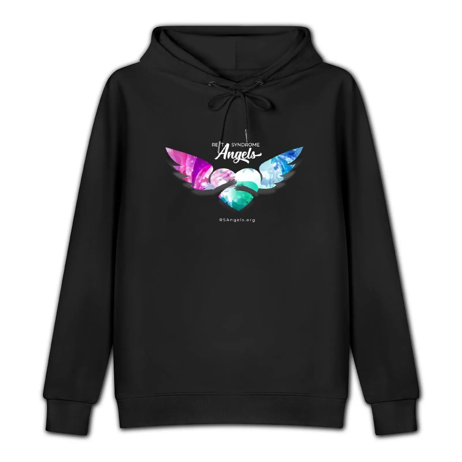 RS Angels Floating Heart Pullover Hoodie winter clothes men's coat mens clothes graphic hoodies