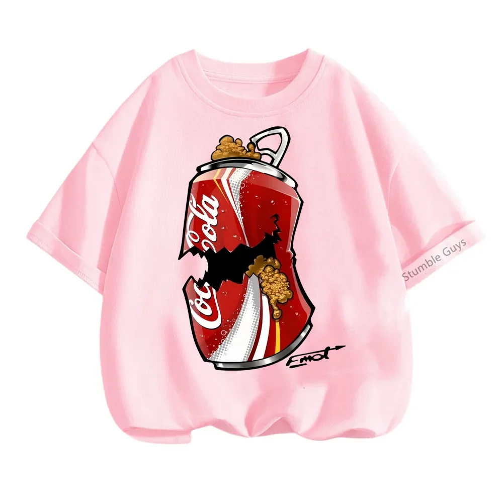 Coca Cola Kids Clothes Girls Clothing Boys Clothes Summer Children Stitch Tshirt Suit