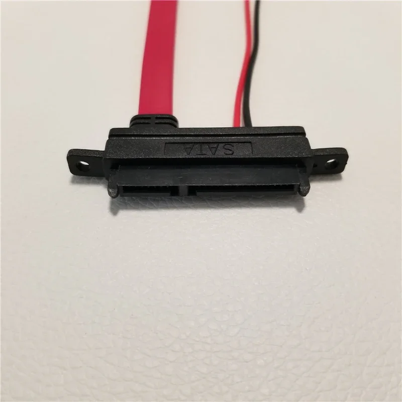 Sata 22Pin 7Pin & 2Pin ideハードドライブにデータ電源ケーブル 7 + 15Pinアダプタ赤 10 センチメートル