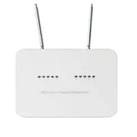 433MHz Wireless Signal Repeater Transmitter Booster Extender for GSM PTSN WiFi Home Burglar Alarm Security System 1pcs Cables