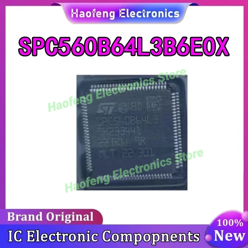 

SPC560B64L3B6E0X SPC560B64L3 Чип микроконтроллера QFP-100