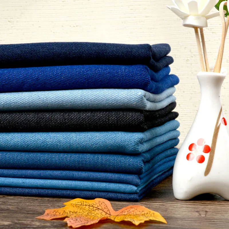 50CM*150CM Soft Denim Fabric Wash Cotton Cowboy Fabric DIY Baby Clothes Sewing Quilt Fabric Handmade Bags Deraction Material