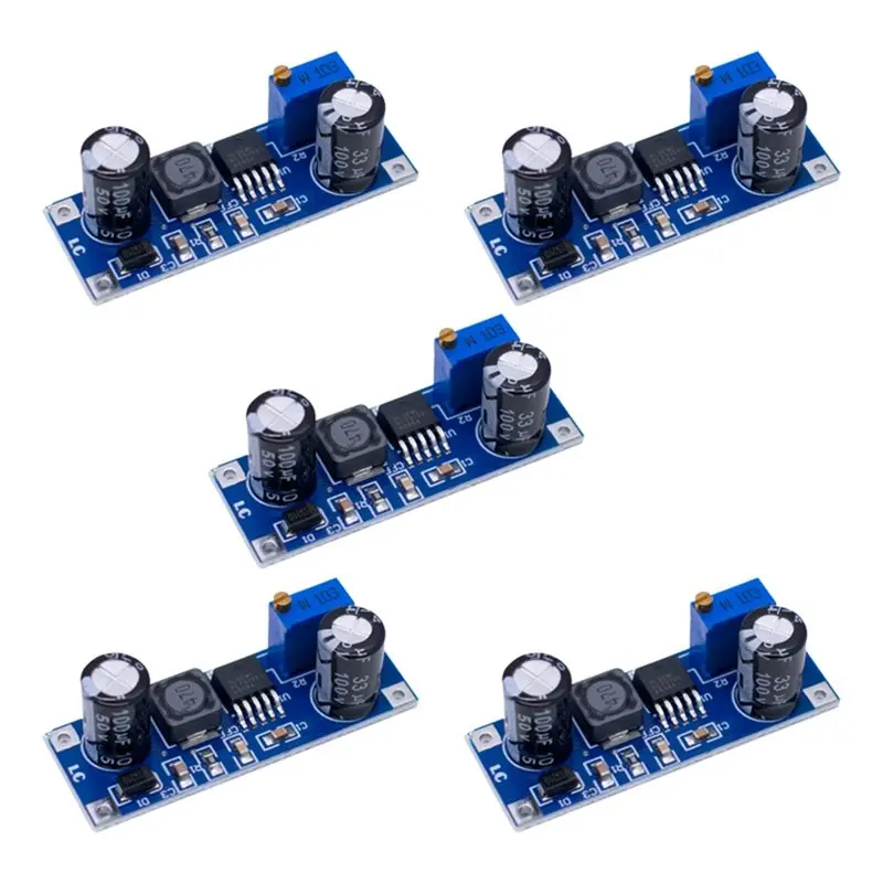 B50C XL7015 DC-DC Converter 5PCS Adjustable Step-Down Module 5V-80V Wide Input Voltage