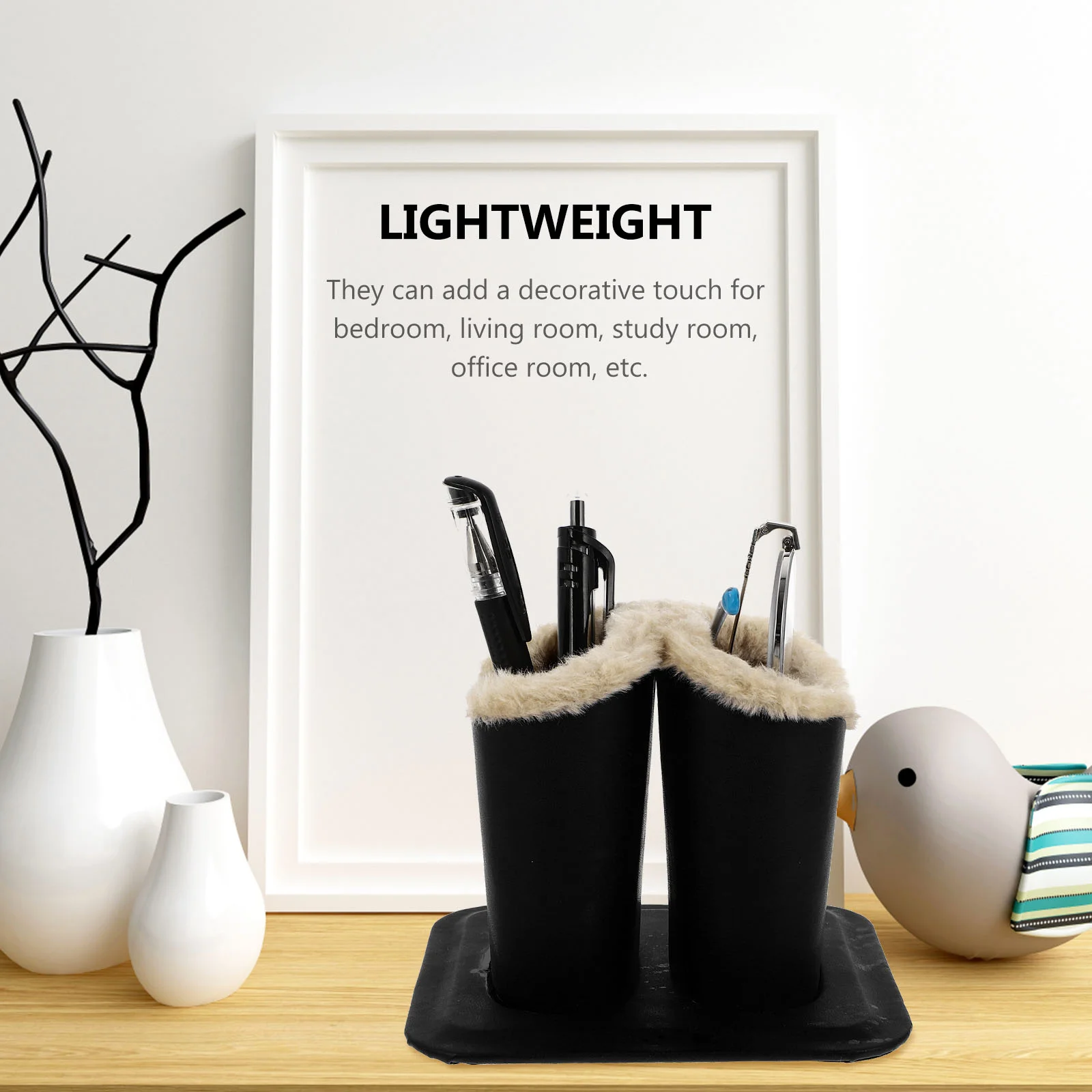 Plüsch Brillen Halter Lagerung Bin Show Rack Desktop Ständer Halterung Flauschige Haut Gefüttert Fall