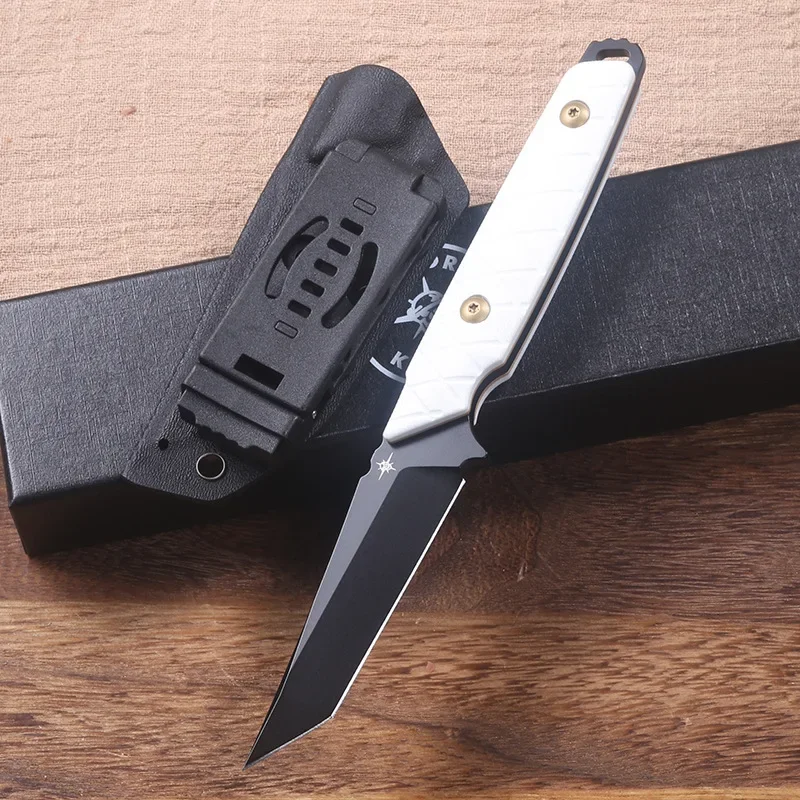 

Toor Medellin Straight Knife with D2 Steel Blade and G10 Handle Suitable for Camping Survival Hiking Tactical Use Hunting