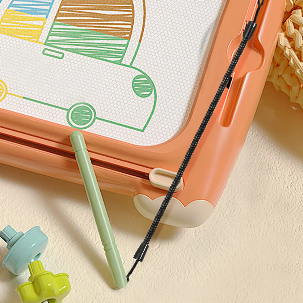 

10Pcs Elastic Pen Strap Stylus Lanyard Cord Retractable Anti-Drop Tether for Touchscreen Devices Clipboard Accessories