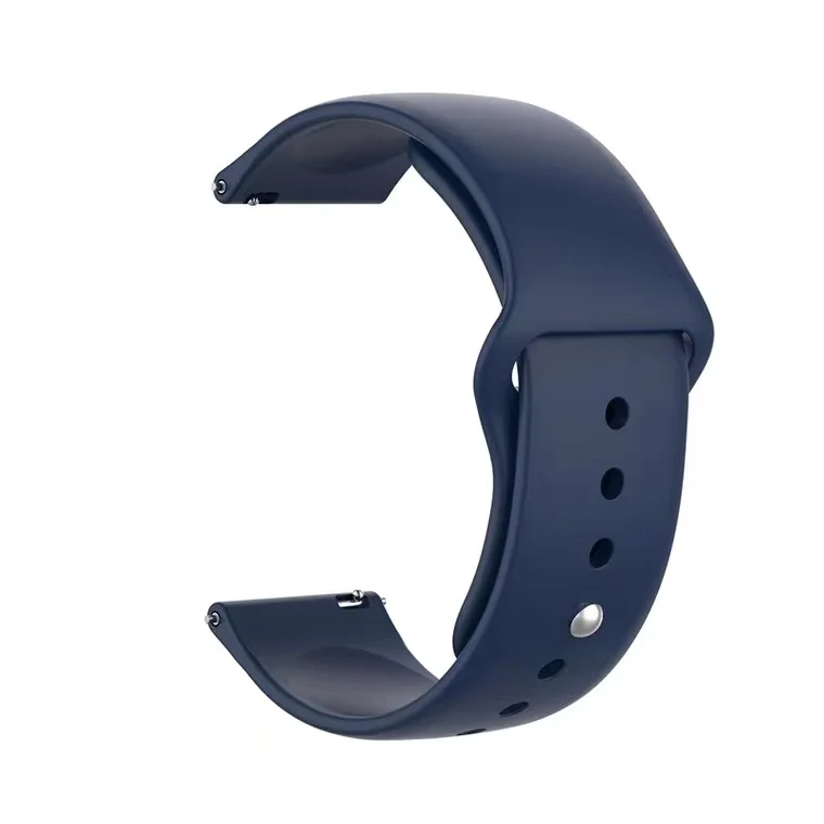 삼성 갤럭시 시계 7/6/5/4/3 용 20mm 22mm 스트랩 화웨이 시계 GT5-4 Amazfit GTR4/GTS4 시계 4/6 클래식 용 실리콘 팔찌