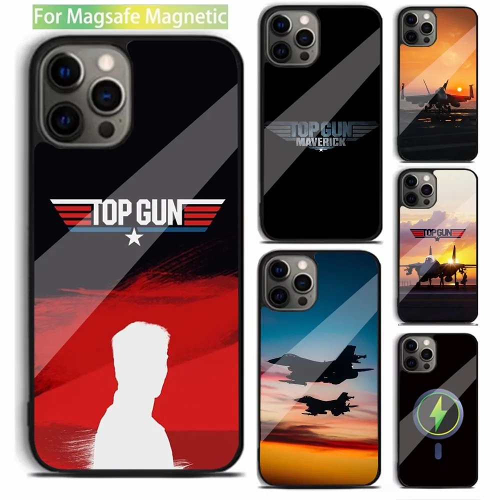 Film Top G-Gun Maverick Phone Case For iPhone 16,15,14,13,12,11,Plus,Pro,Max,Mini Magsafe Magnetic Wireless Charging