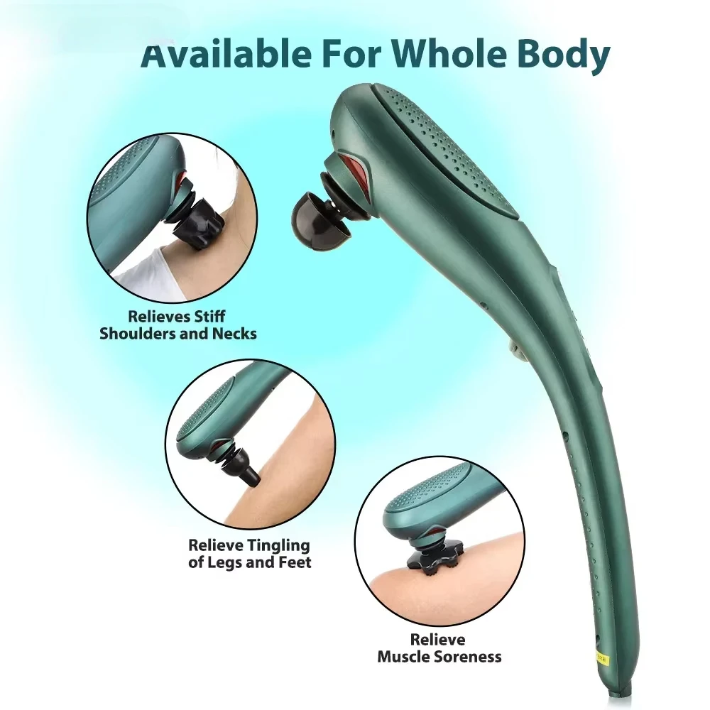 Dolphin Massage Stick Hammer Electric Handheld Shoulder and Neck Tapping Cervical Spine Waist Whole Body Meridians