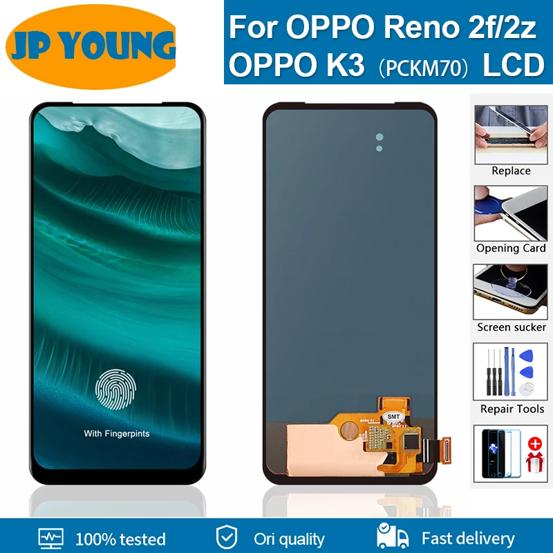 

6.53" Original OLED For OPPO Reno2 Z Reno 2Z 2 Z LCD Display Touch Screen Assembly Replacement For OPPO K3 Reno2 F LCD