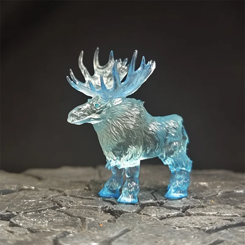 World of Warcraft Figure Hunter Pet Baby Ghost Reindeer Soul Beast Transparent Resin Model War Chess