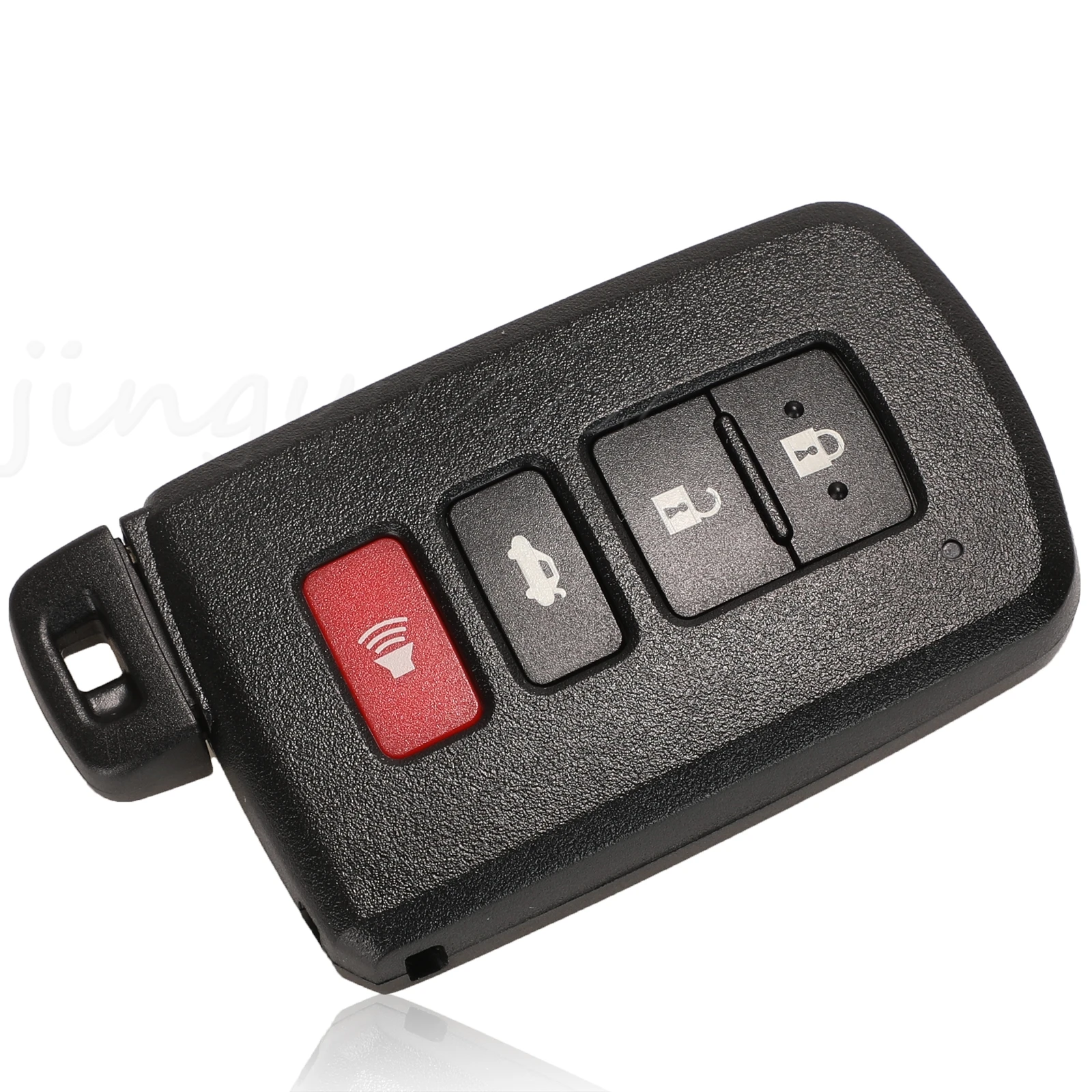 Jingyuqin 2/3/4 Buttons Remote Key Shell Case for Toyota Avalon Camry RAV4 Corolla Highlander Smart Car Key Housing Replacement