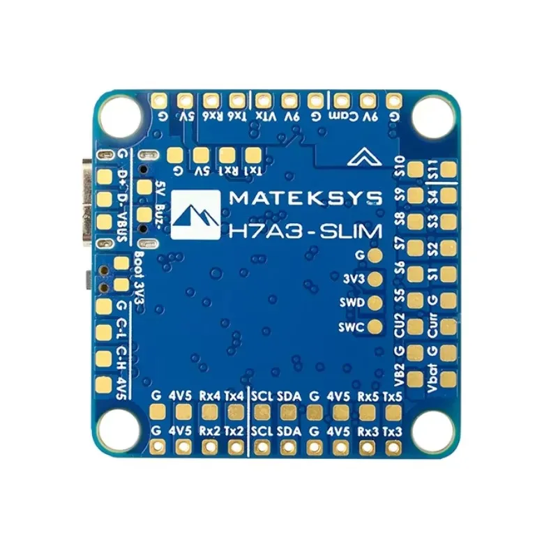 TopESsMateksys H7A3-SLIM Flight Controller STM32H7A3RIT6 Built-in ICM42688P 2-8S LiPo For RC FPV Long Range Racing Drone