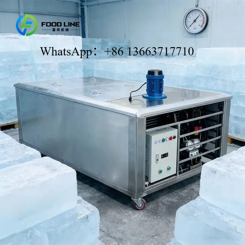 

Industrial 2 Ton Ice Cube Making Machine Customized Best Seller Heavy Duty Durable Ice Block Maker Efficient