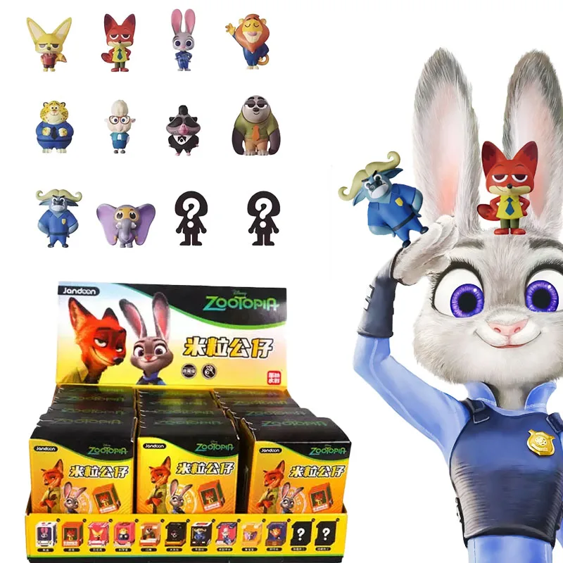 

Брелки с рисовым зерном Disney Zootopiase, мини-слепая коробка, милые фигурки рисового зерна, персонажи, включая коллекцию подарков Nick Judys