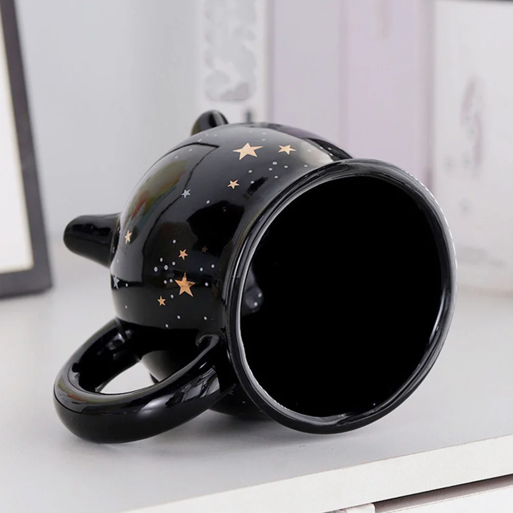 

Маленькая керамическая кофейная кружка на Хэллоуин, декоративная чашка для молока, котел для кафе-ведьмы, офисная кружка, кофейные кружки для взрослых