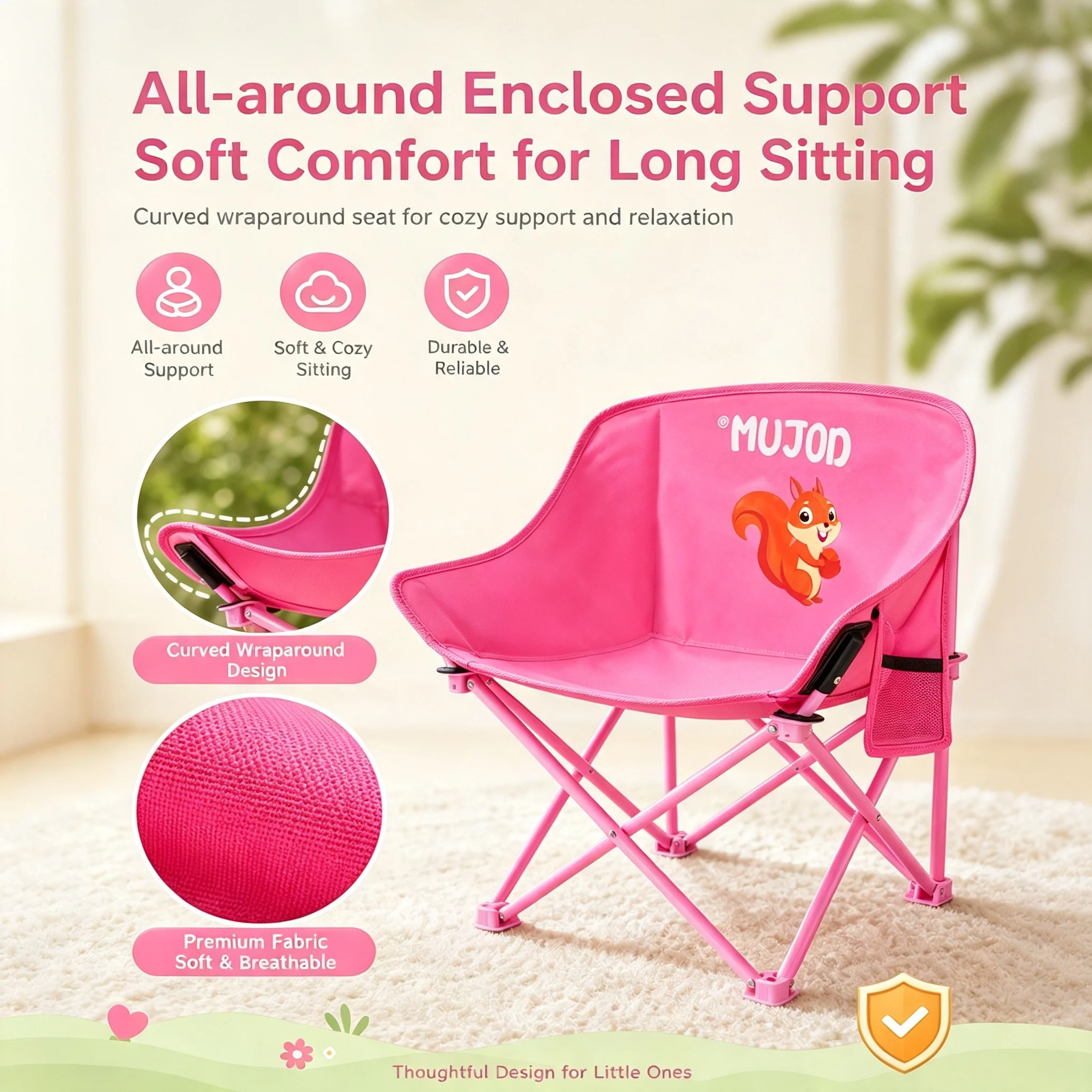 Cadeira de Camping Dobrável Fa - Kids Outdoor Lawn Chair avaliação e preço