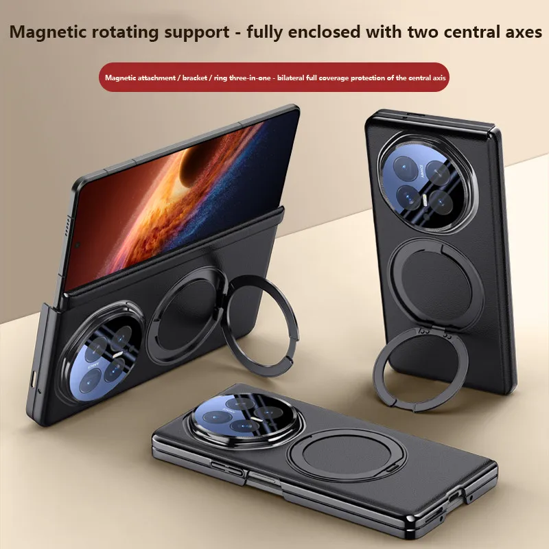 

360 ° Rotating Stand Case For Honor Magic V6 5G MagicV6 Magnetic Folding Hinge For Magsafe Magnetic Holder Phone Cover