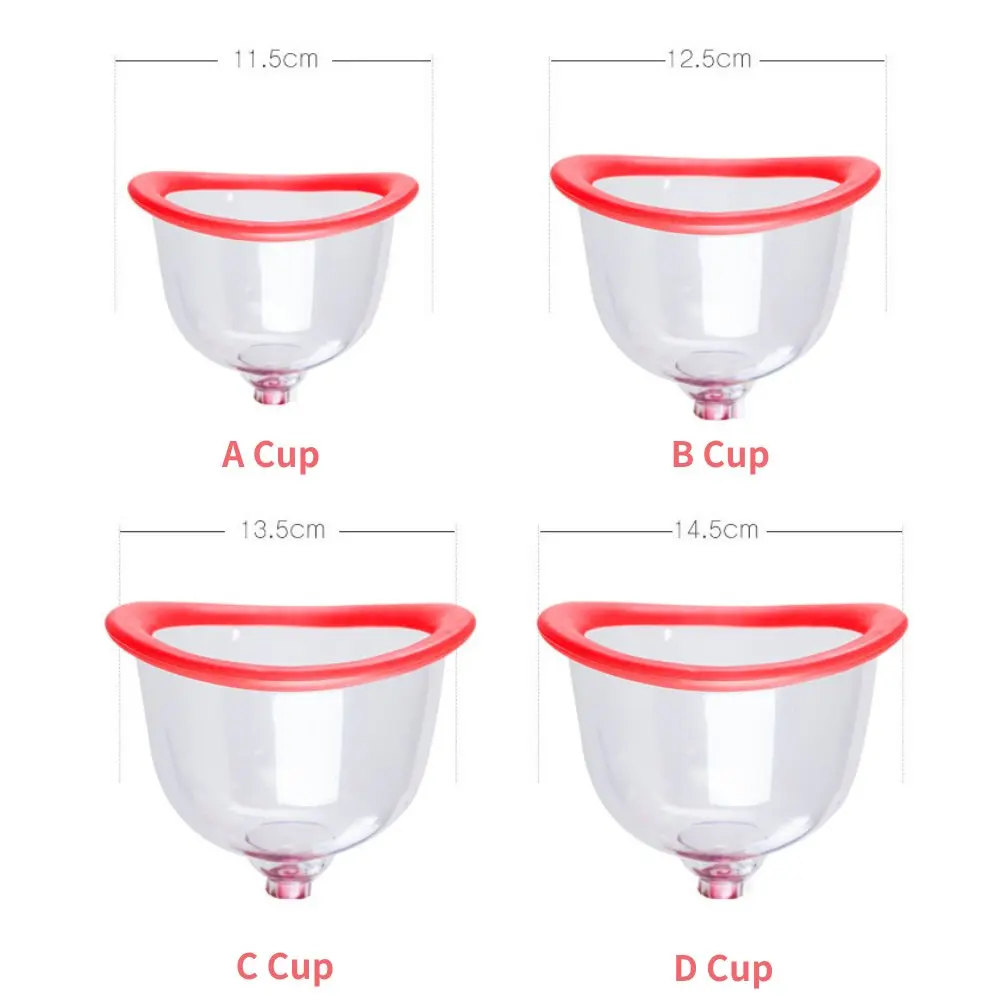 Breast Enlargement Pump Cupping Vacuum Therapy for Electric Massage Machine Pump Cup Massager Body Shaping Butt Lifting Cup