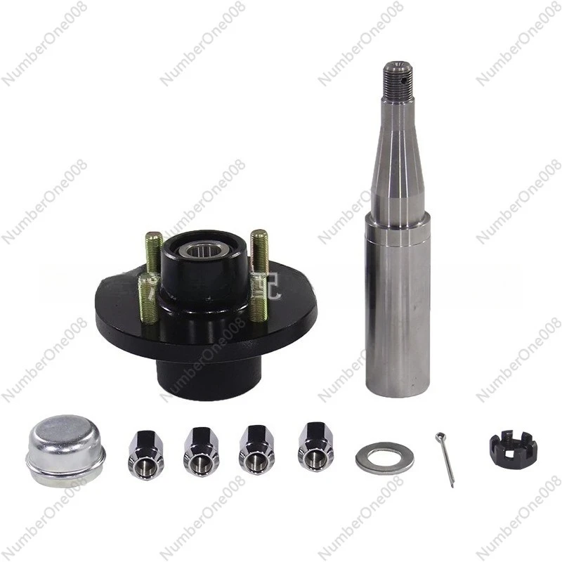 4-Hole 3500 lbs Hub Axle Assembly for Trailer, RV Trailer Hub, Hubber Head Axle with Good Price 140AFSR
