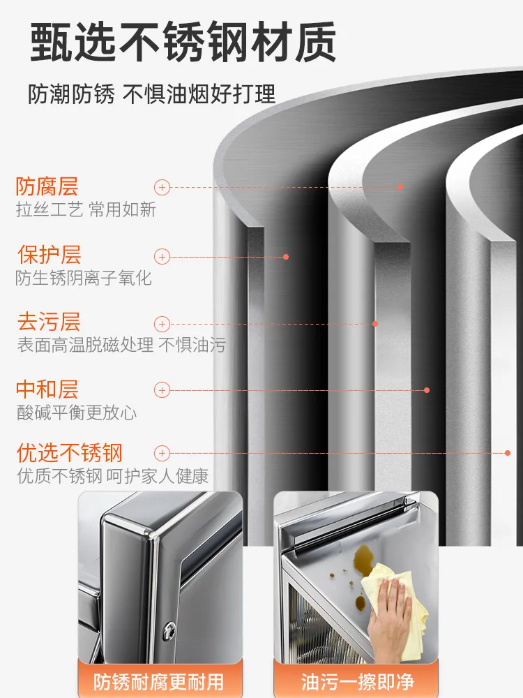 Aço inoxidável Kitchen Sink, Multifuncional Drain Rack, Dish and Dishwasher