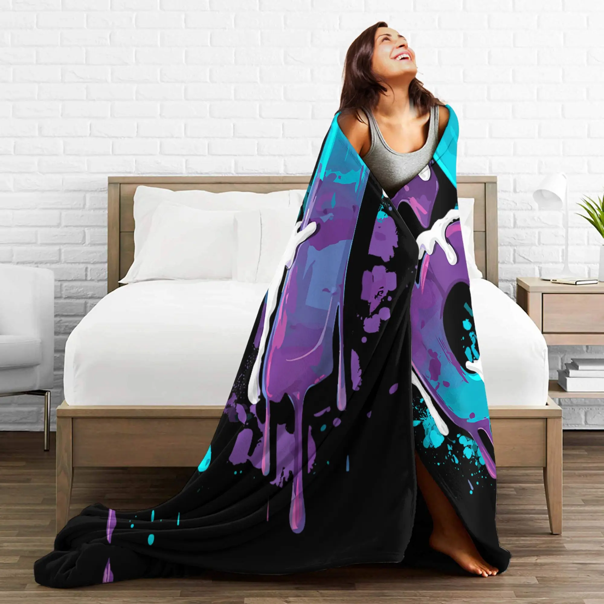 البيسبول بالتنقيط رقم 67 لاعب أو 67th عيد ميلاد دافئ بطانية ناعمة الفتيات الفتيان أفخم رمي بطانية ديكور المنزل الفانيلا المفرش #4