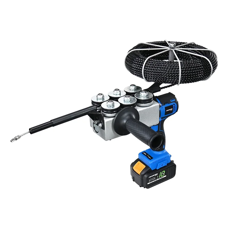 

30m Automatic Pull Wire Stringing Machine Cable Push Puller Tools Electric Communication Lead Machine