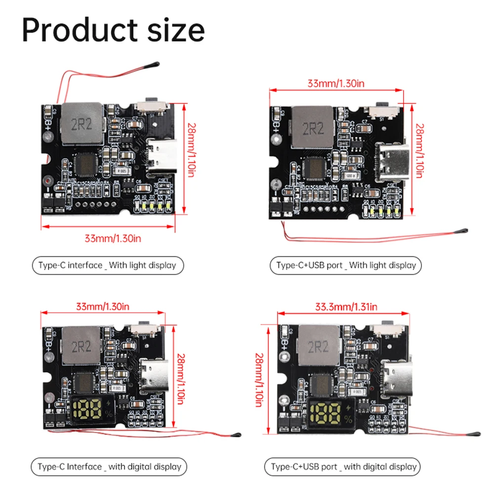 Placa de Control de carga/descarga rápida bidireccional de 22,5 W PD/QC, módulo de carga rápida de todos los protocolo, accesorios de energía móvil DIY
