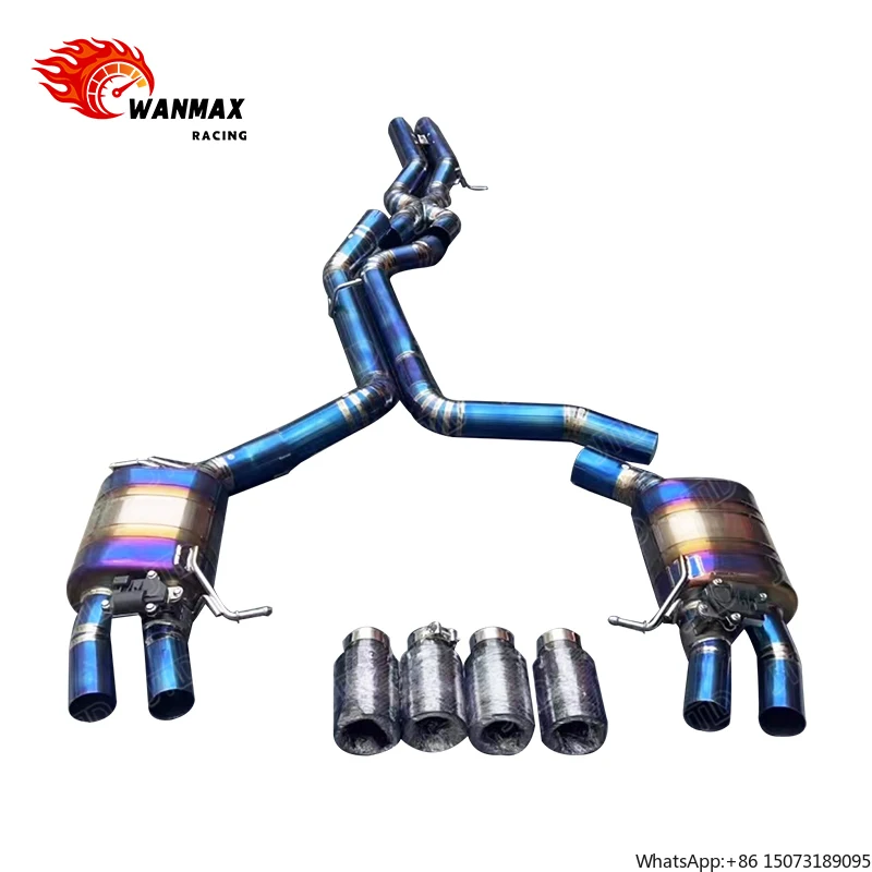 

Высокопроизводительная титановая выхлопная система Valvetronic Catback для RS6 RS7 C8 Avant 4.0 2021-2024