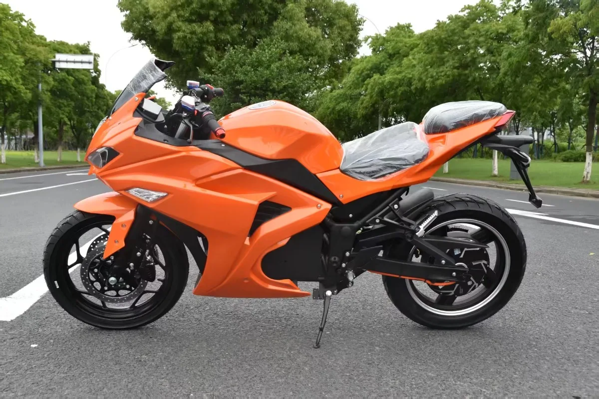 COC/EEC Certified V6 High Performance Electric Motorcycle 5000W Motor 80A Lithium Battery Can Choose 8000W 10000W Motor