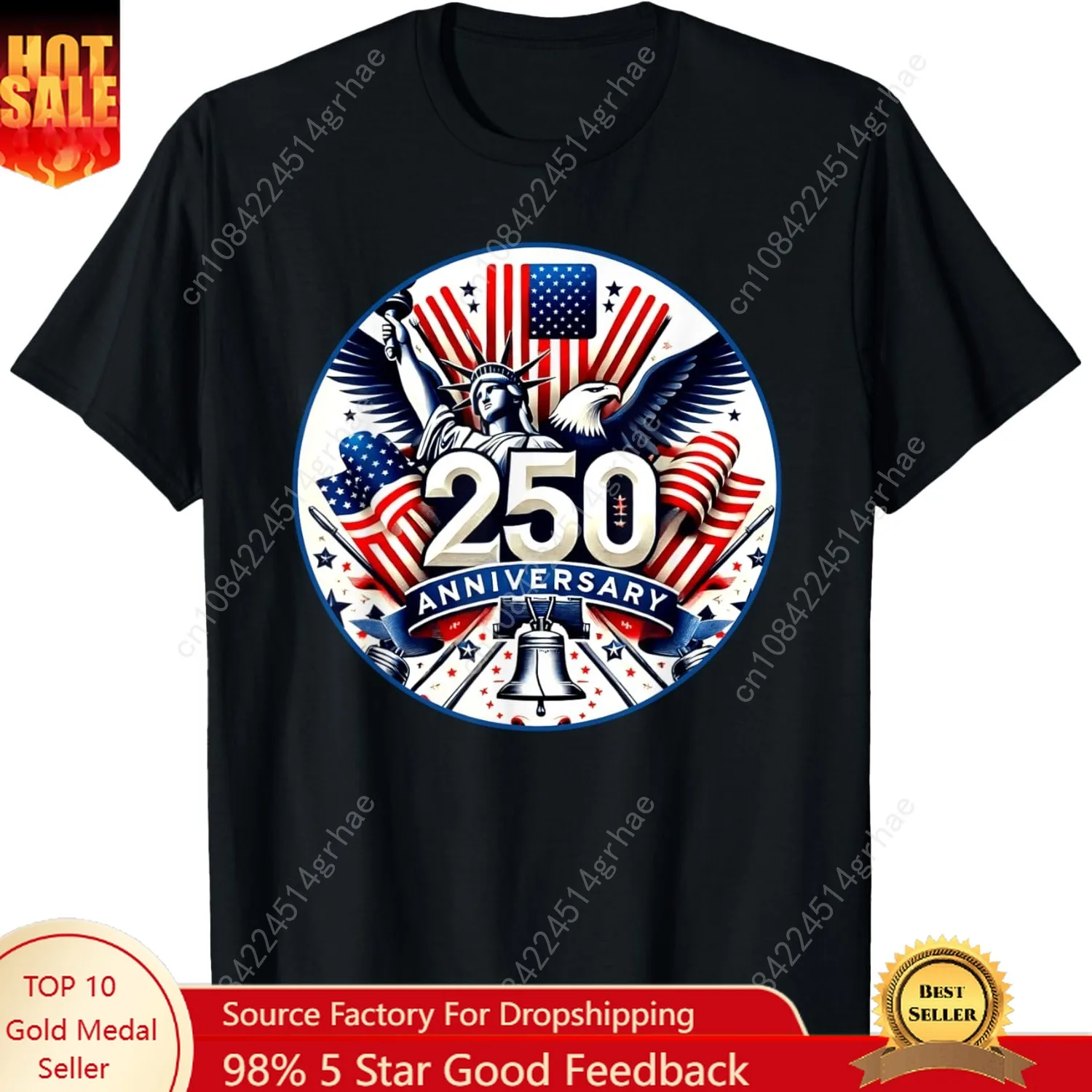 

250th Anniversary USA T-Shirt