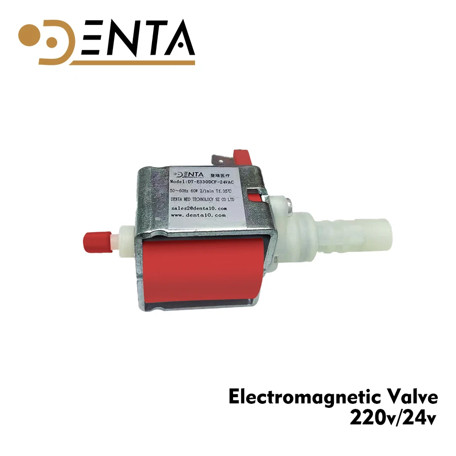 Autoclave Sterilization Solenoid Valve 220V 60W 50-60Hz 2/1min Tf.35℃ Dental Spare Parts