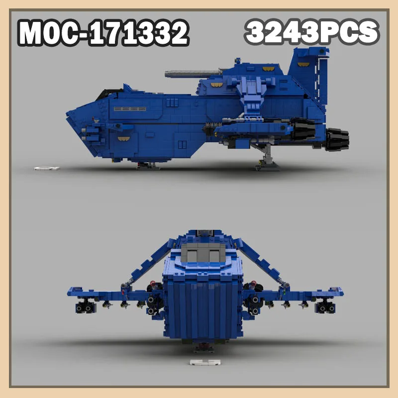 

MOC-171332 MOC строительные блоки 40k модель танка военная серия креативный подарок головоломка молоток боевой набор строительных блоков 3243 шт.