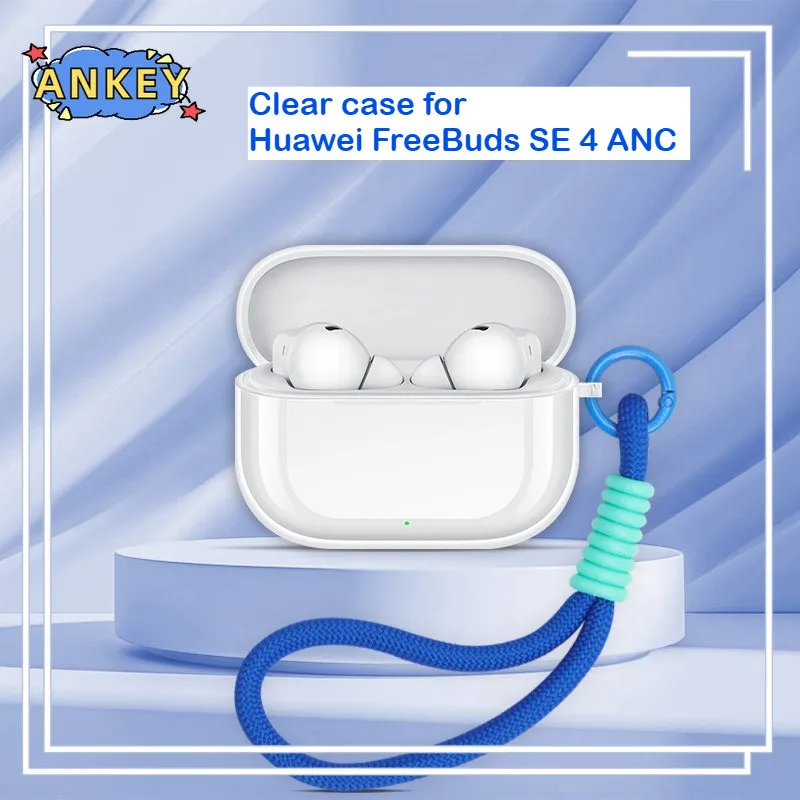 حافظة لهاتف هواوي FreeBuds SE 4 ANC شفافة لسماعات الأذن من مادة TPU غطاء حماية شفاف لسماعات الرأس #3