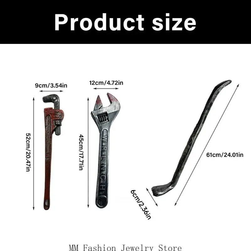 D0UB Cosplay Costume Halloween Realistica Chiave Insanguinata/Piedi Porco Oggetti Scena per Case Stregate Decorazioni