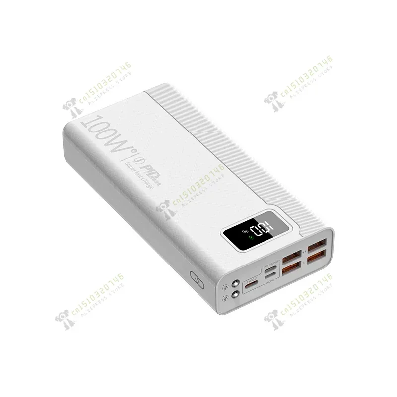 20000mAh PD 100W Portable Powerbank 100W PD Super Fast Charging Quick Charge Flash Charge Power Bank High Capacity