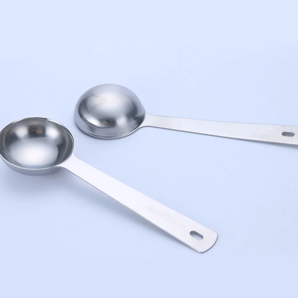 

2Pcs Milk Powder Spoon Stainless Steel Coffee Scoop Teaspoon Measuring Spoons Kitchen Accessory Baking Tools Measuring Spoon