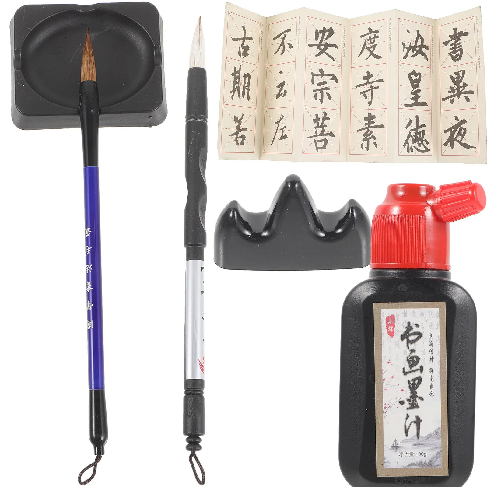 

1Set Chinese Calligraphy Set Best Calligraphy Set for Beginners Convenient Folding Water Writing Cloth Study Accessory