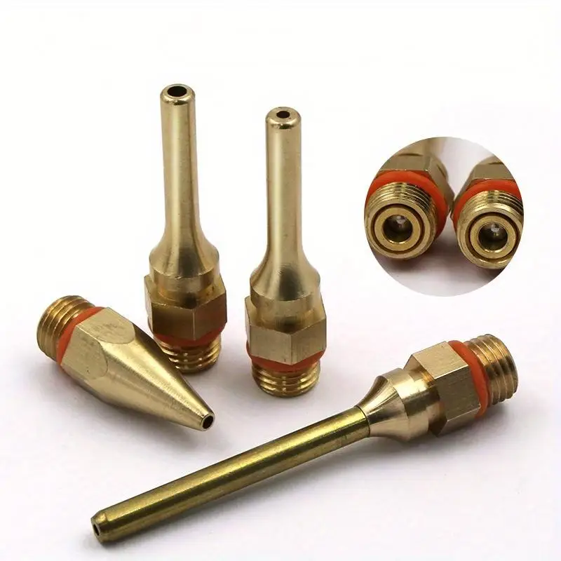 1/4Pcs Large and Small Diameter Hot Melt Glue Gun Nozzle 2.0x70mm 3.0x50mm 2.0x50mm Pure Copper Long Short Nozzle