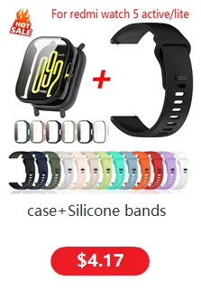 Original 1:1 Silikonarmbänder für Xiaomi Redmi Watch 5 Active/5 Lite, Zubehör, Sportarmband, Armband für Redmi Watch 5 Active. – Detail 5