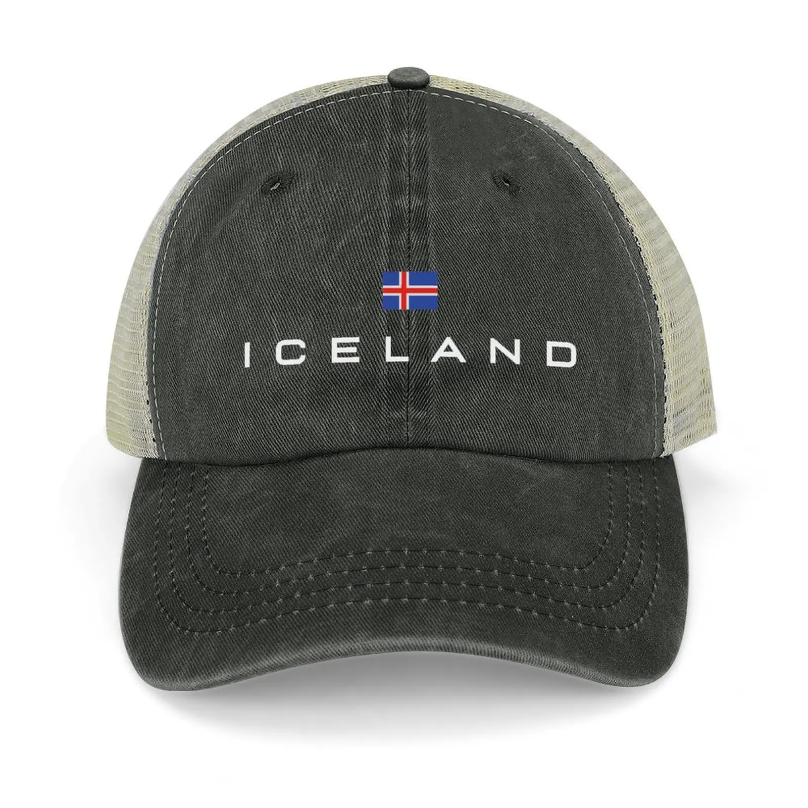 

Iceland flag Baseball Cap hats on offer Rave Beach Outing Mountaineering Women's Beach Men's