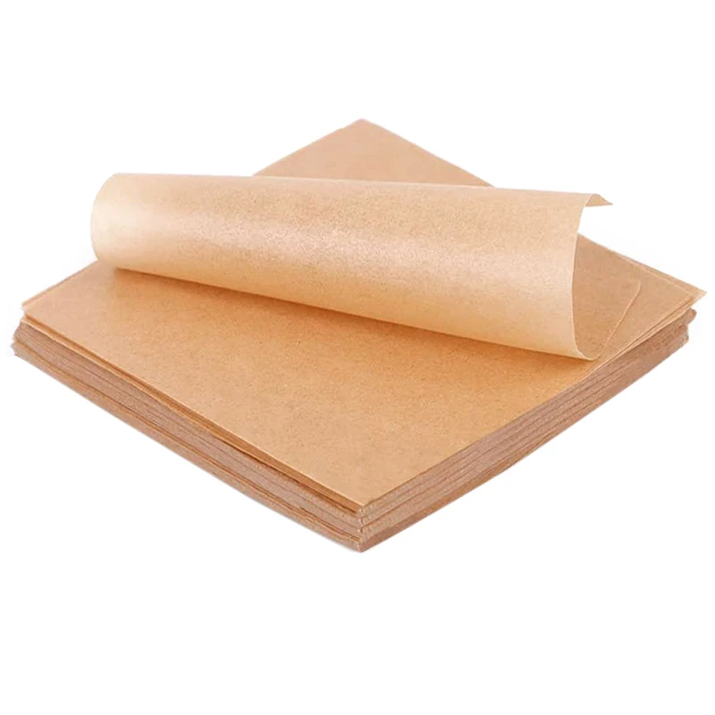 500 Pcs Unbleached Parchment Paper Baking Sheets 4X4 Inches Non-Stick Precut Baking Parchment Perfect for Wrapping