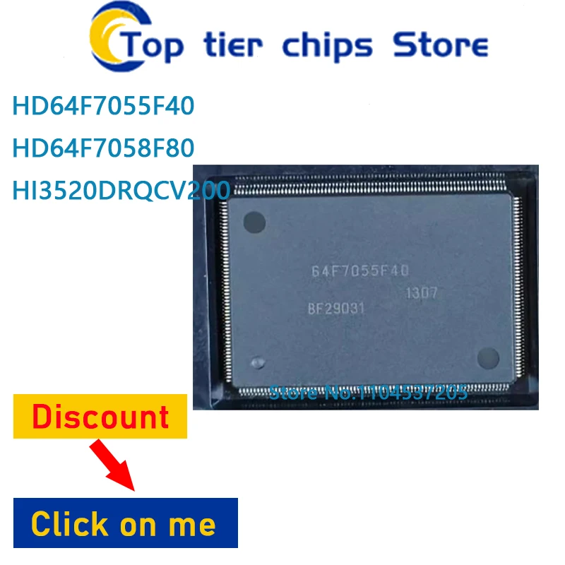 

1-5 шт./лот HD64F7055F40 HD64F7058F80 HI3520DRQCV200 QFP 100% НОВЫЙ
