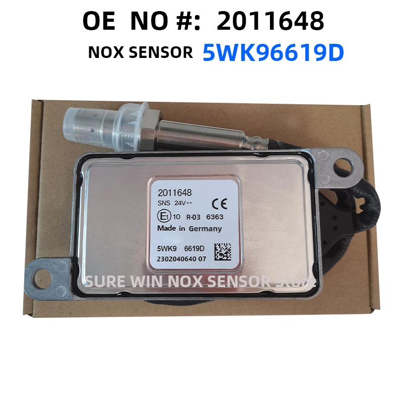 5WK96619D 5WK96619C 2011648 1793378 1836059 Original New Nitrogen Oxygen Sensor NOX Sensor 24V for DAF