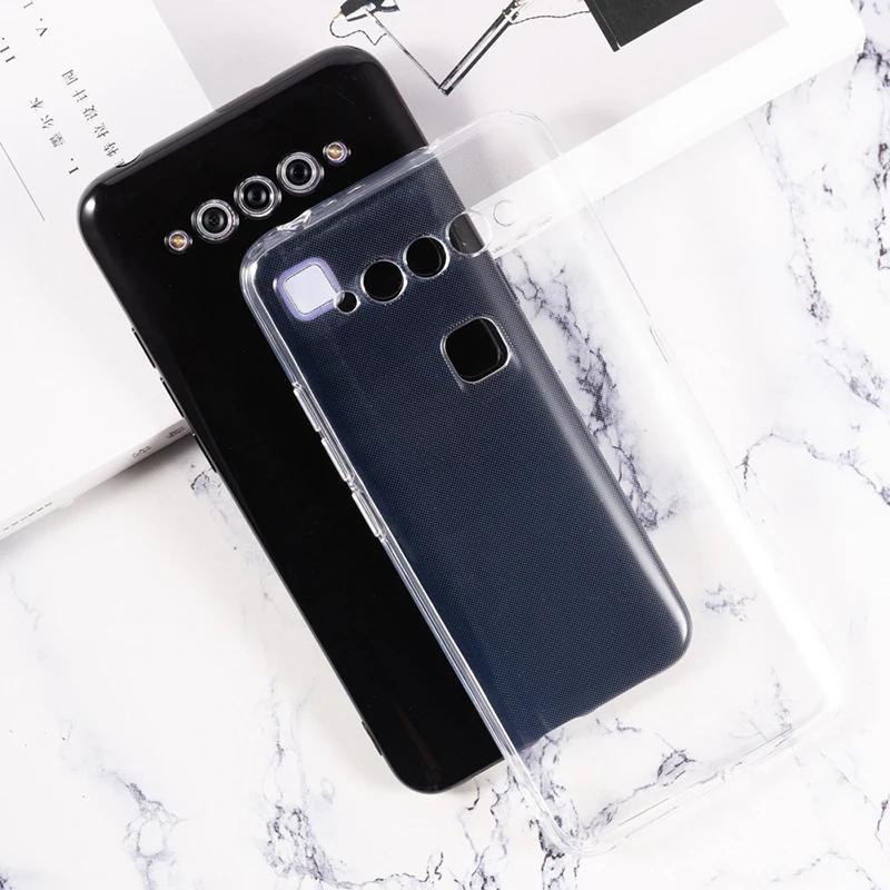 Funda protectora de silicona para teléfono inteligente TCL Plex T780H, carcasa trasera suave de TPU, 6,53 pulgadas, 2019