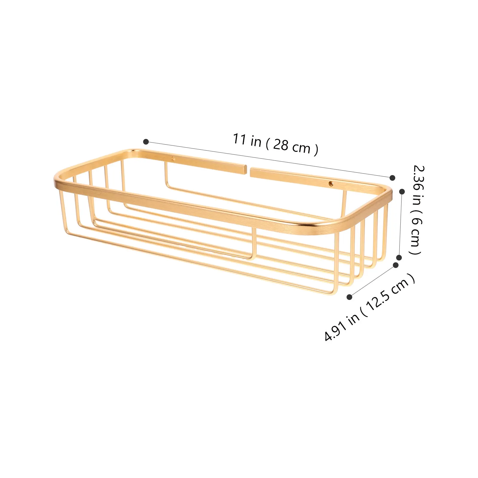 Aluminum Wall Mount Paper Roll Holder Strong Stable Toilet Paper Rack for Bathroom Kitchen Bedroom Decorative Floating Shelf