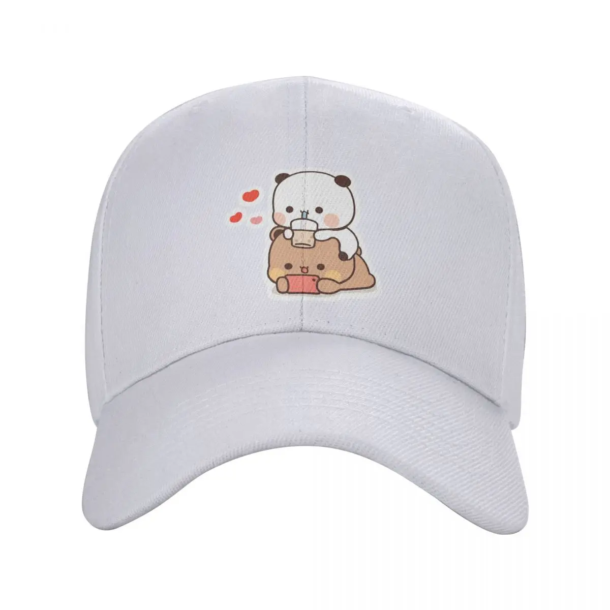 Bubu Dudu Enjoying Time Baseball Cap Unisex Hip-Hop Trucker Worker Cap Panda Bear Hats Breathable Polyester Sun Caps Autumn Hat