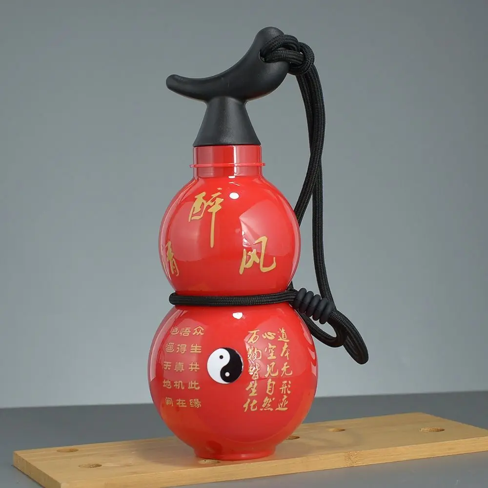 Gourd Shaped Outdoor Water Bottle Wu Kong Large Capacity Poratble Water Cup Chinese Style Portable Gourd Drink Bottle