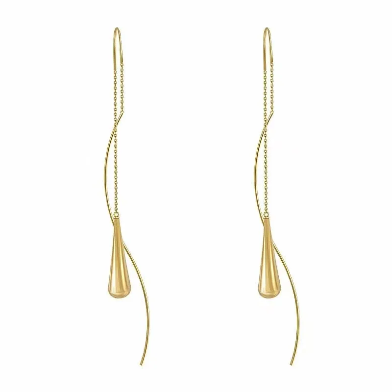 Fashion Long Tassels Hanging Drop Earrings For Women Crystal Big Dangle Earring Wedding Jewelry Statement pendientes 2021 New