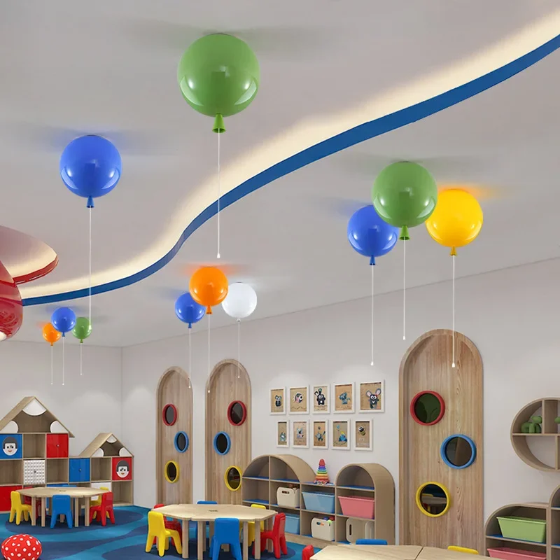 Bunte Ballon Wand leuchten e27 Schlafzimmer Foyer Studie Wohnzimmer Korridor Hotel Wand leuchte Innen beleuchtung Kinder Nachtlicht